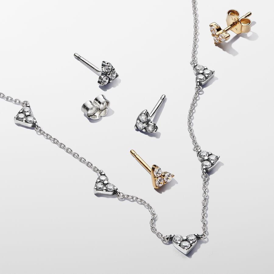 Pandora Hearts Sterling Zilver Collier met Zirkonia 393160C01 - PansiteNederland.nl