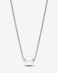 Pandora Sterling Zilver Collier met Zoetwaterparel en Zirkonia 393167C01 - PansiteNederland.nl