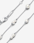 Pandora Sterling Zilver Collier met Zoetwaterparel en Zirkonia 393175C01 - PansiteNederland.nl