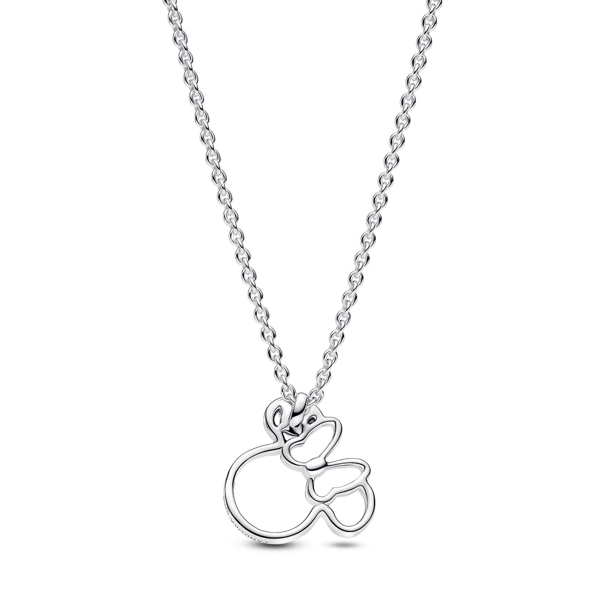 Pandora Disney Minnie Mouse silhouet halsketting zilver 393187C01