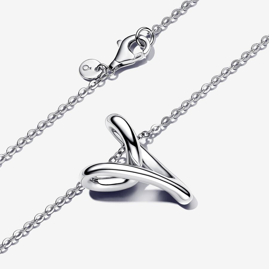 Pandora ESSENCE Zilveren Ketting met Hart Hanger Zilveren Ketting | 70 cm - 393272C00 - PansiteNederland.nl