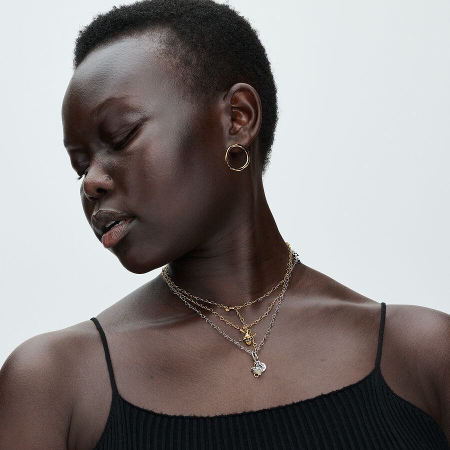 Pandora Zilveren Ketting met Hart Hanger Zilveren Ketting | 45 cm - 393334C00 - PansiteNederland.nl