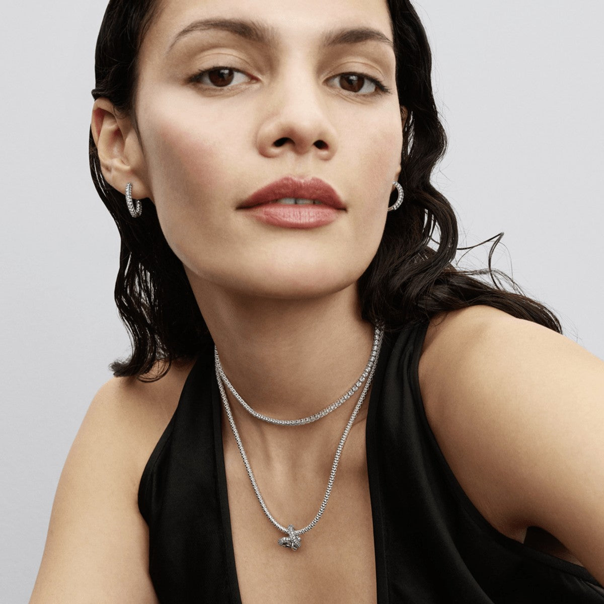 Pandora Tennis Choker met Zirkonia - 393806C01 - PansiteNederland.nl