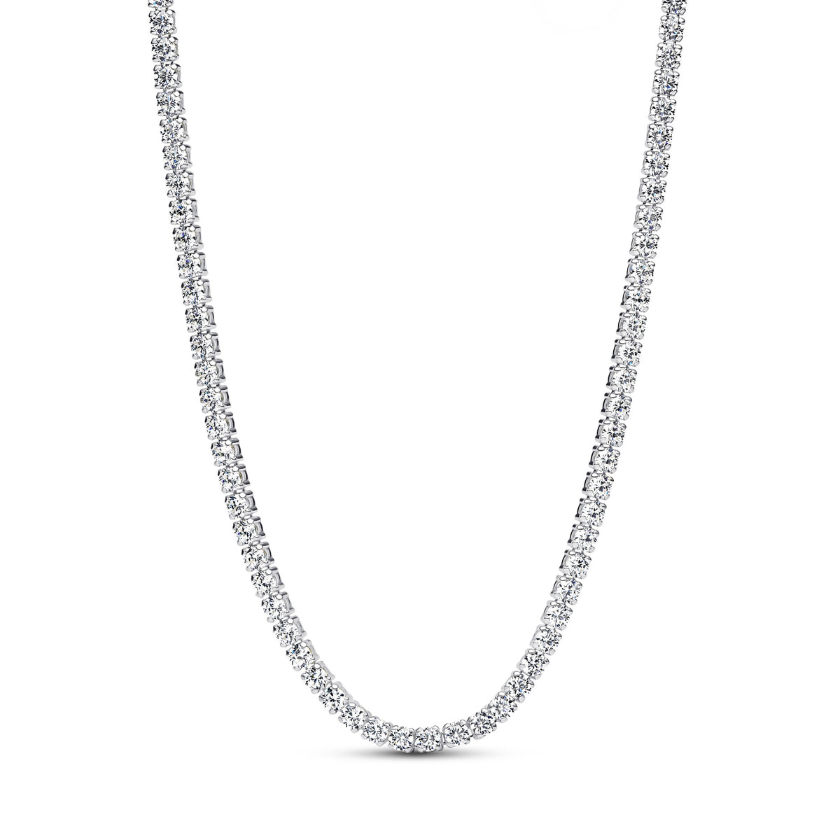 Pandora Tennis chokerketting zilver