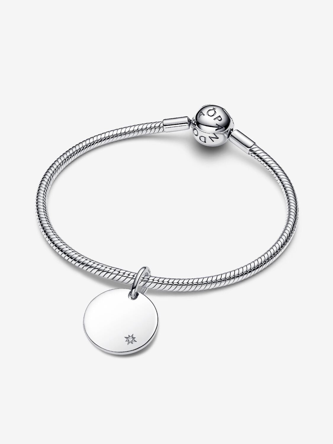 Pandora Graveerbare hanger met in het laboratorium gekweekte diamant 394012C01