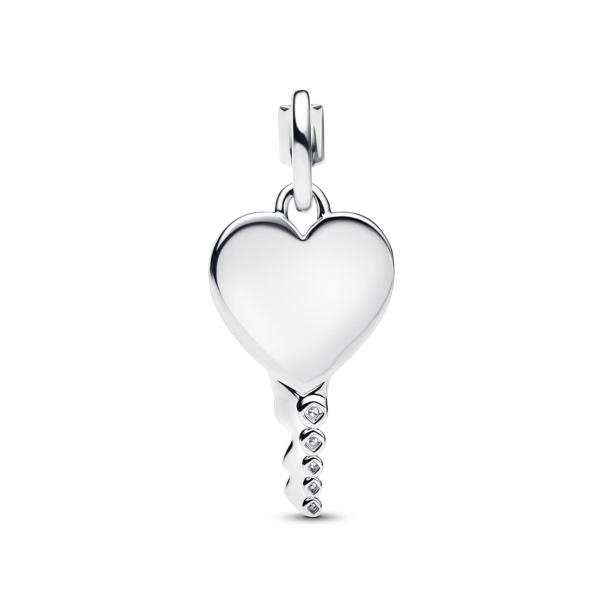 Pandora Graveerbare Hart Sleutelvormige Hanger zilver 394353C01