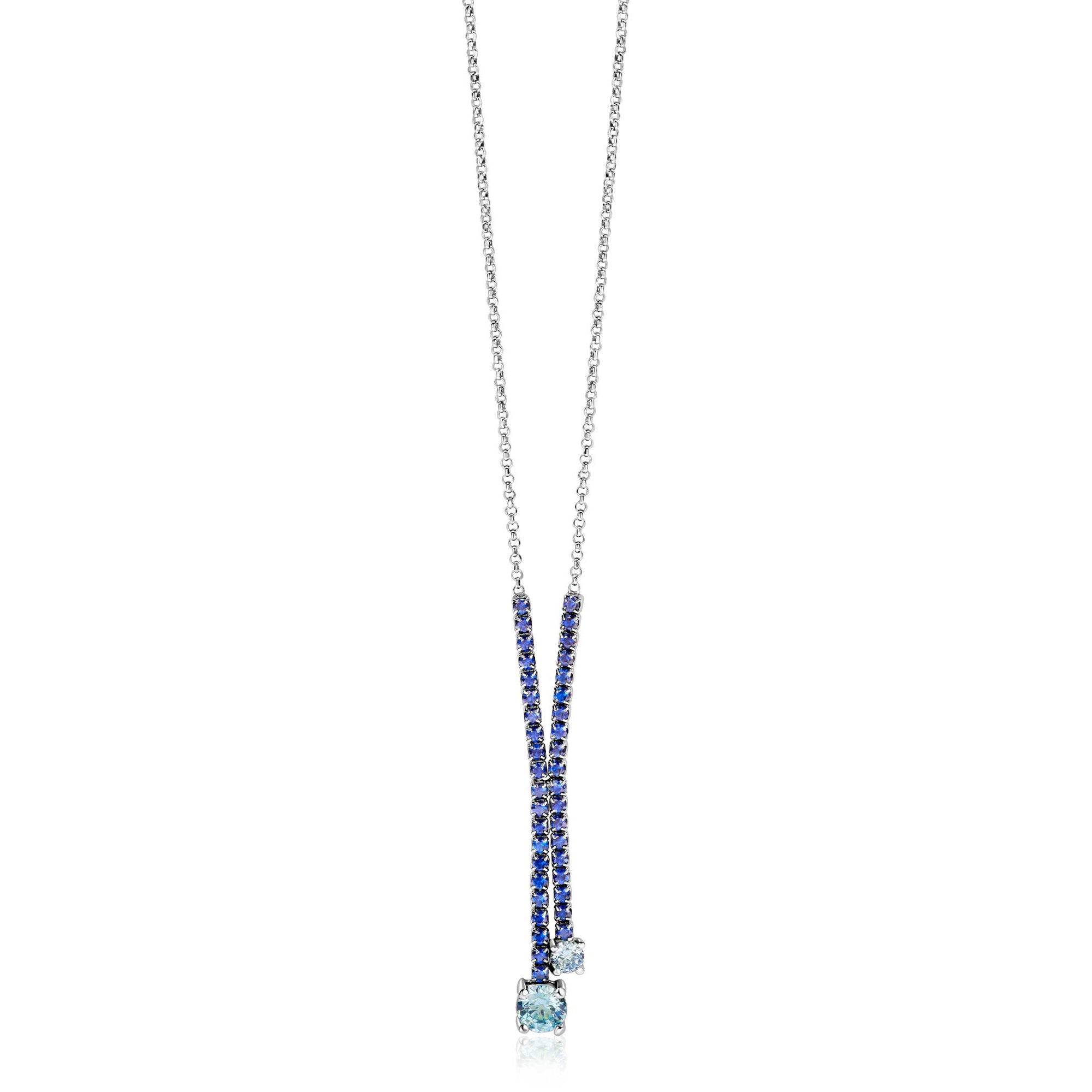 ZINZI Zilveren Ketting ZIC2894B - ZIC2894B