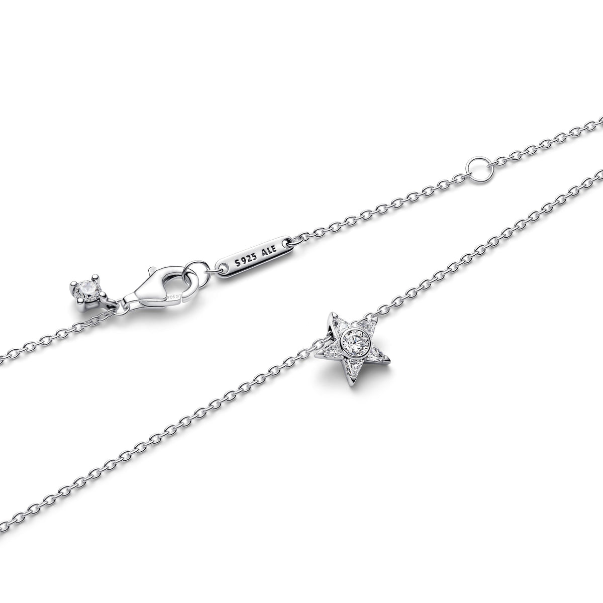 Pandora Sprankelende Stella Ketting met Hanger zilver