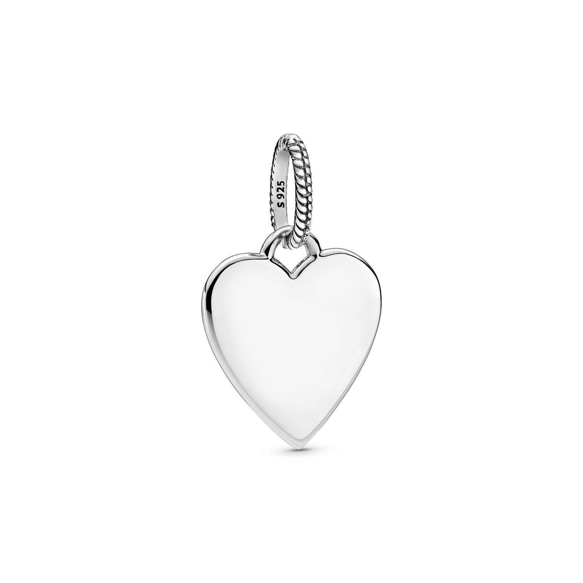 Pandora Graveerbare harthanger zilver