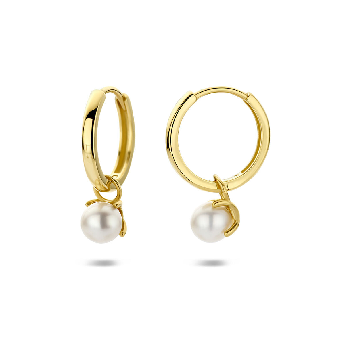 Fantasy Collection Oorbellen parel 18 mm 14K geelgoud