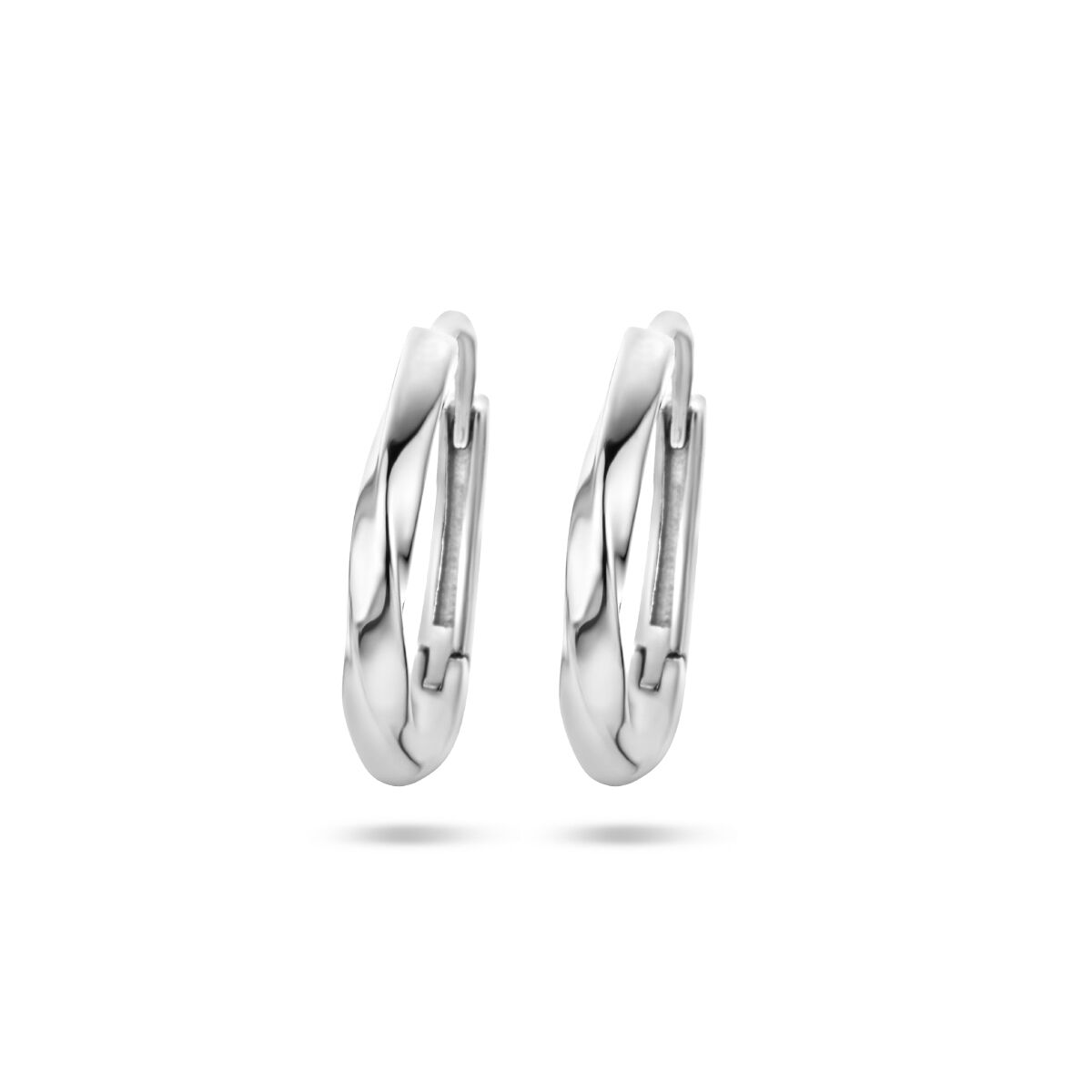 Fantasy Collection Oorbellen gedraaid zilver