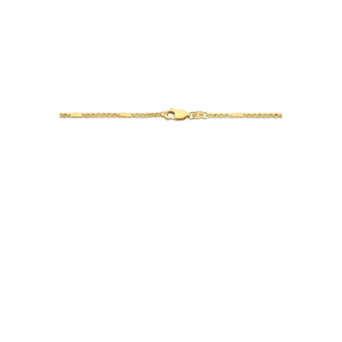 Fantasy Collection Collier valkenoog met tussenstuk 1,9 mm 14K geelgoud