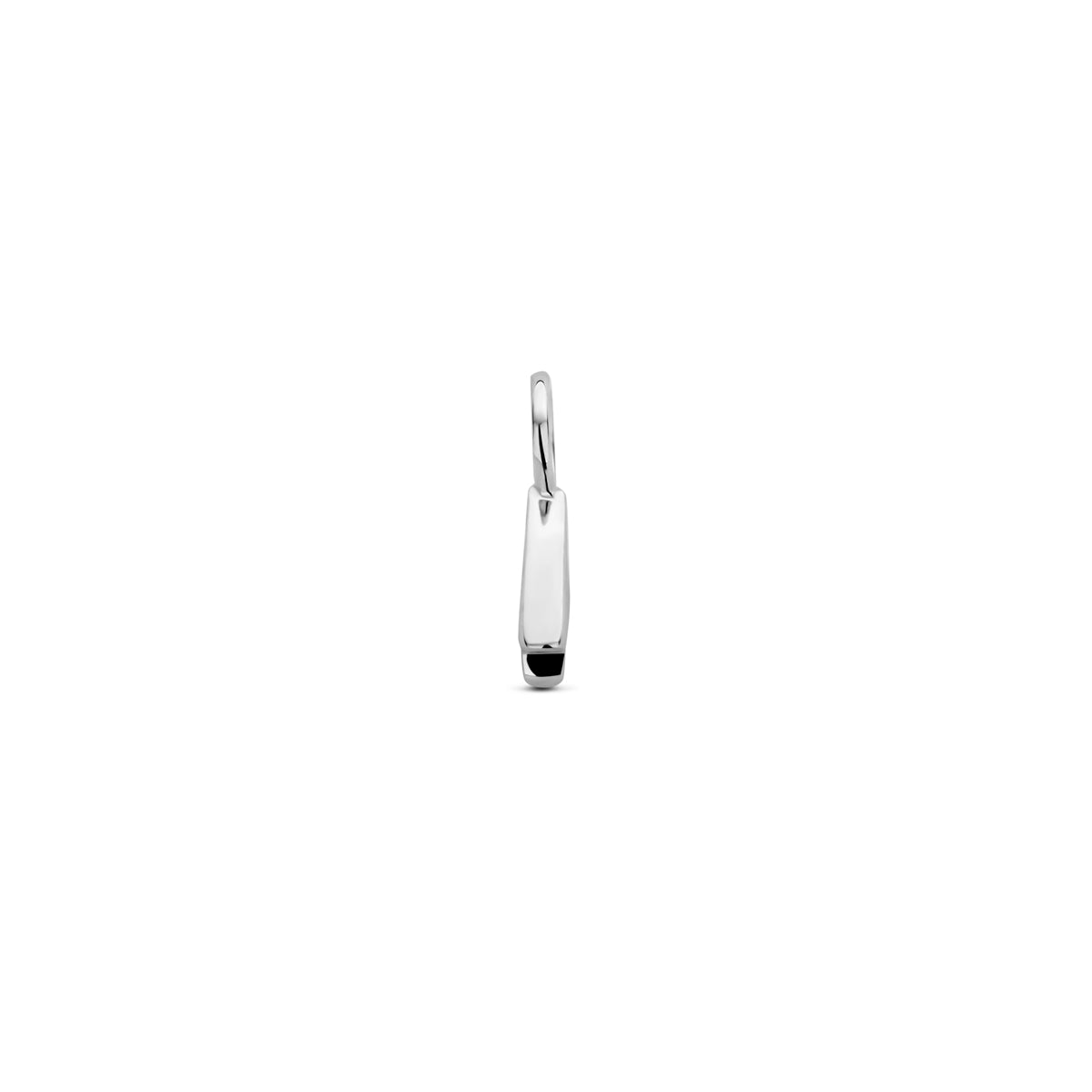 Oorringhanger letter A 6 mm zilver #Letter_A