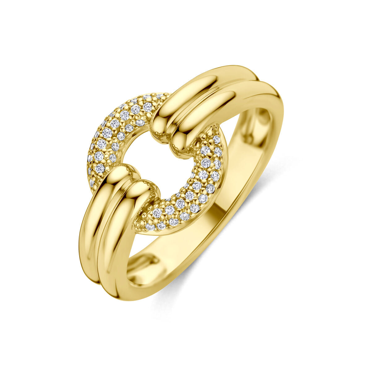 Fantasy Collection Ring diamant 0.13ct h si 14K geelgoud