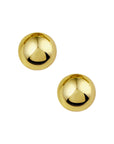 14K Geelgoud Oorknoppen Half-Bol 4000656 - PansiteNederland.nl