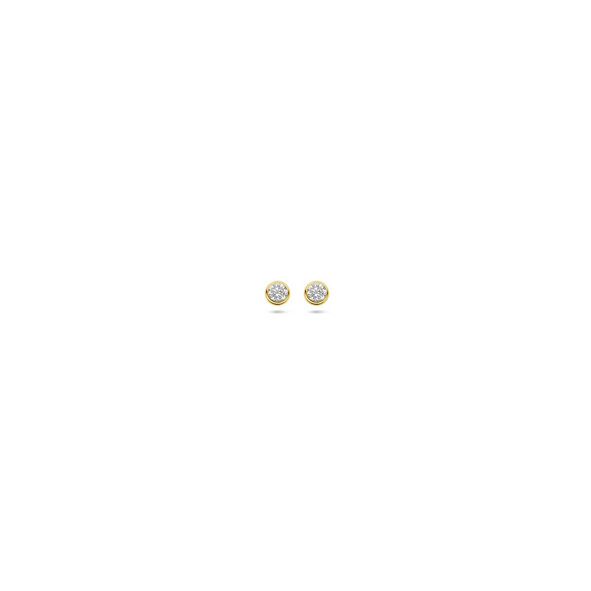 Fantasy Collection Oorbellen zirkonia 14K geelgoud