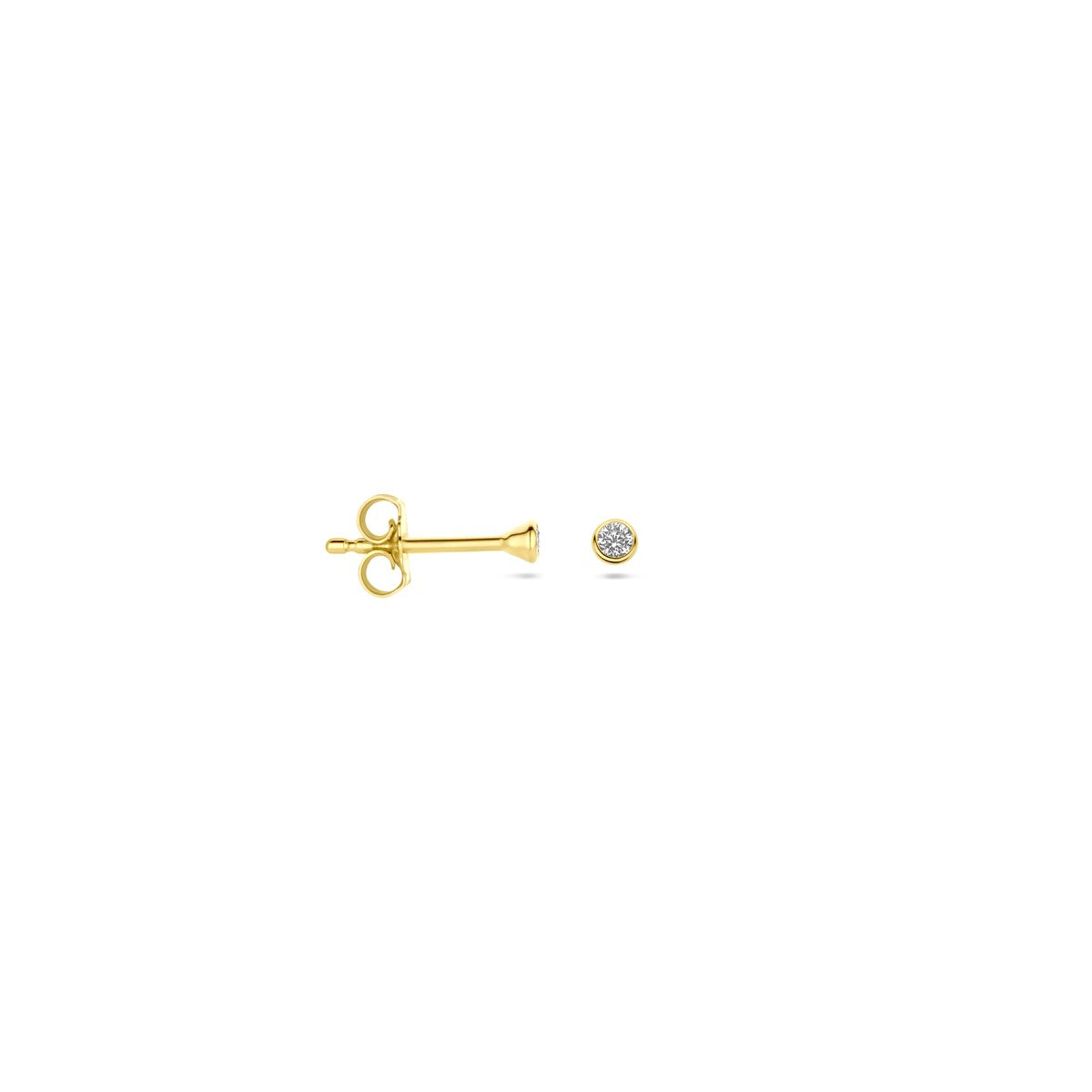 Fantasy Collection Oorbellen zirkonia 14K geelgoud