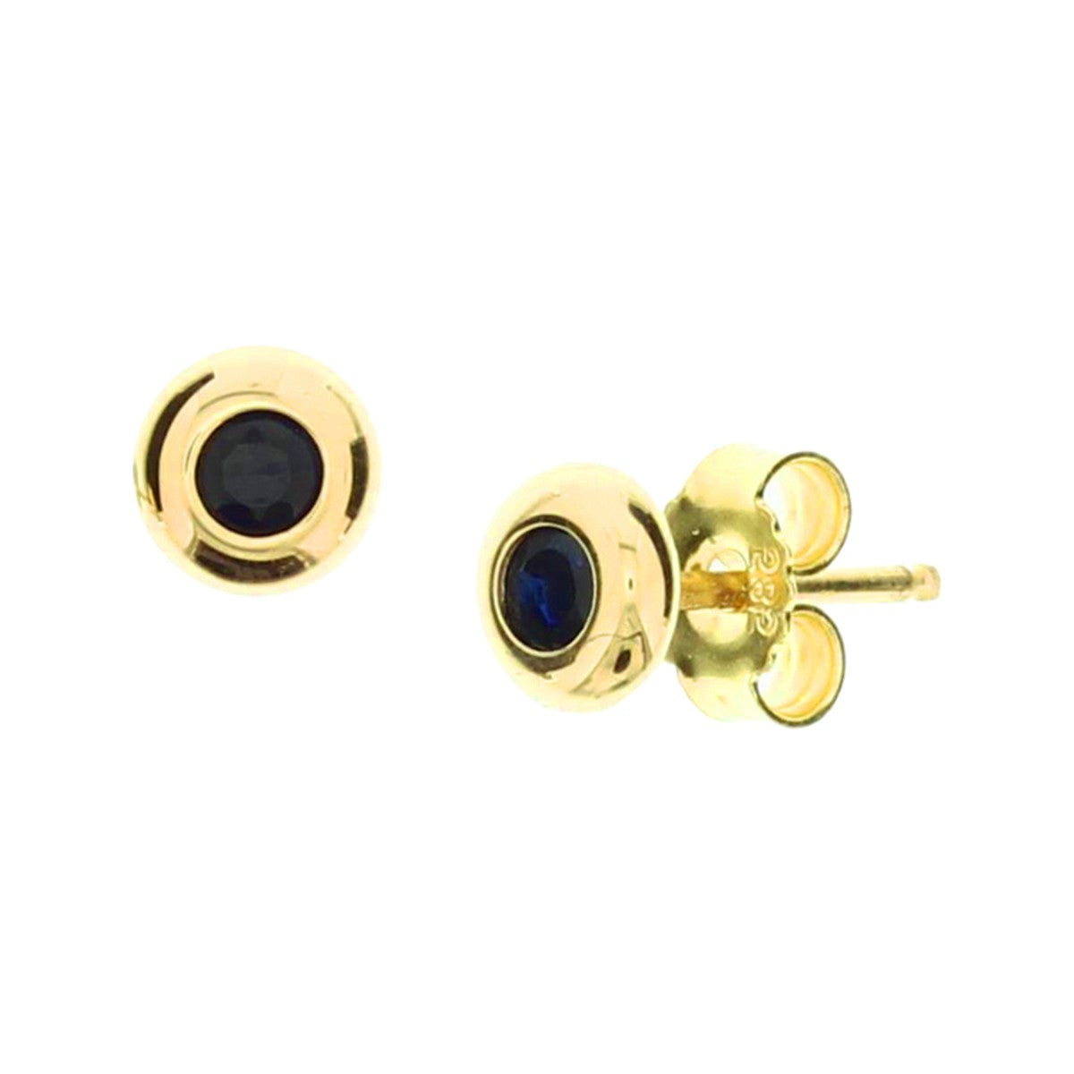 Fantasy Collection Oorbellen saffier 14K geelgoud - PSN4000938