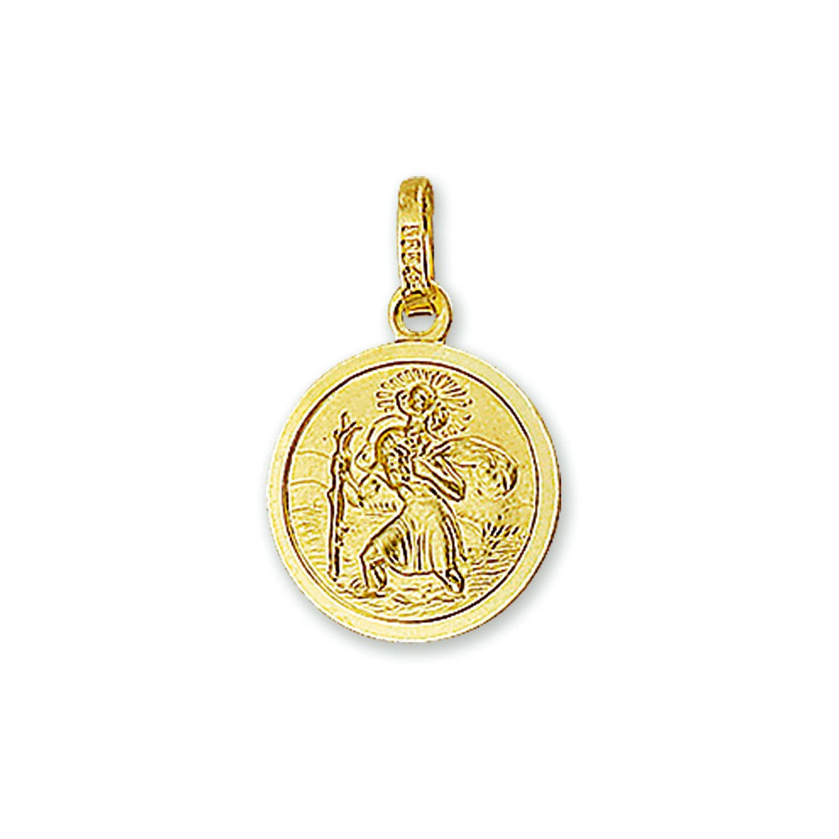 Fantasy Collection Hanger christoffel poli/mat 14K geelgoud