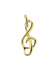 14K geelgoud hanger muzieksleutel 4002073 - PansiteNederland.nl