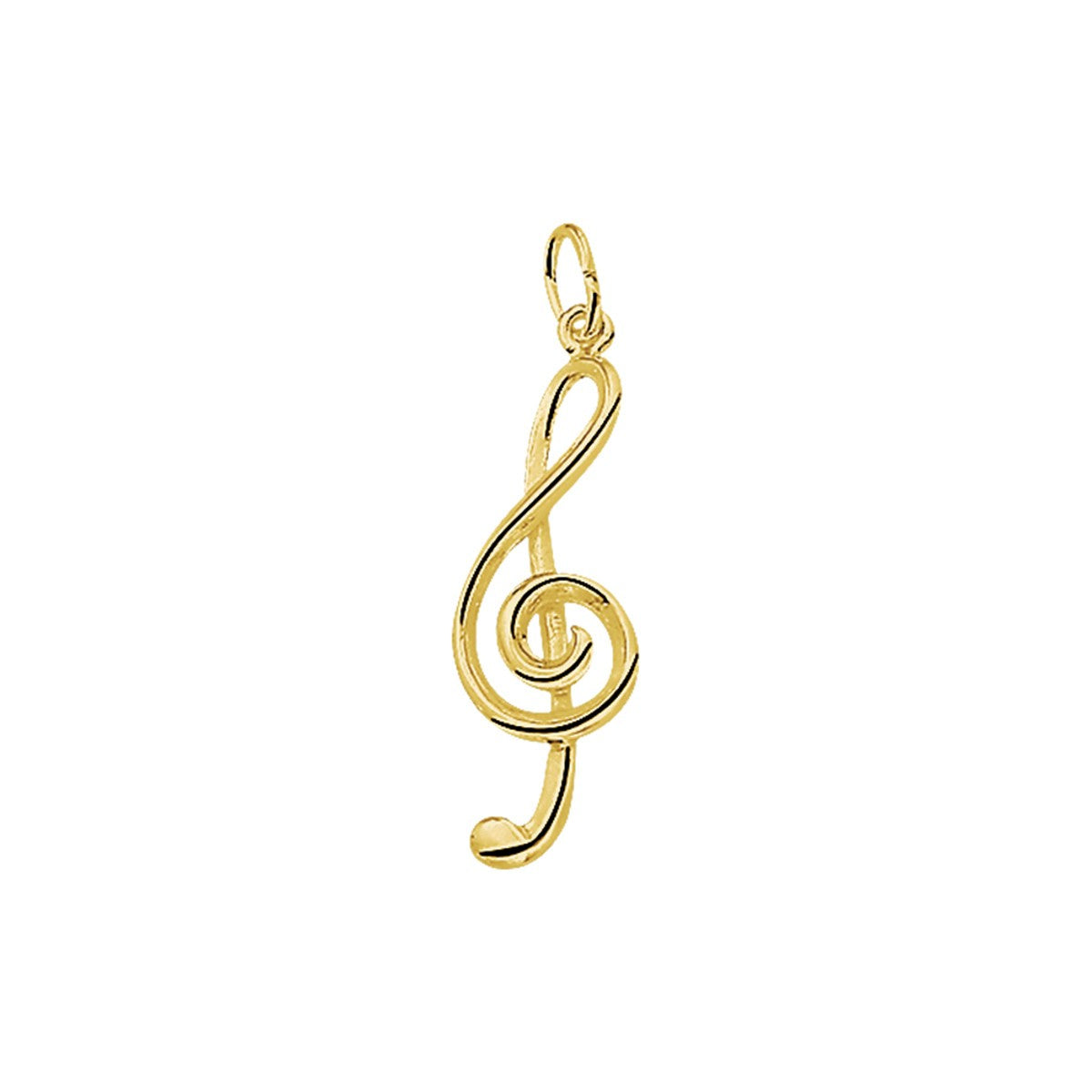 Fantasy Collection Hanger muzieksleutel 14K geelgoud