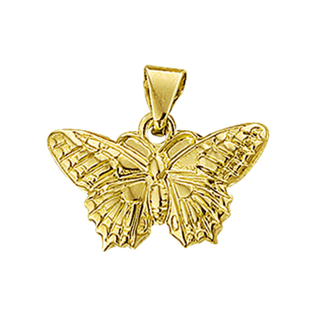 Fantasy Collection Hanger vlinder 9 mm 14K geelgoud