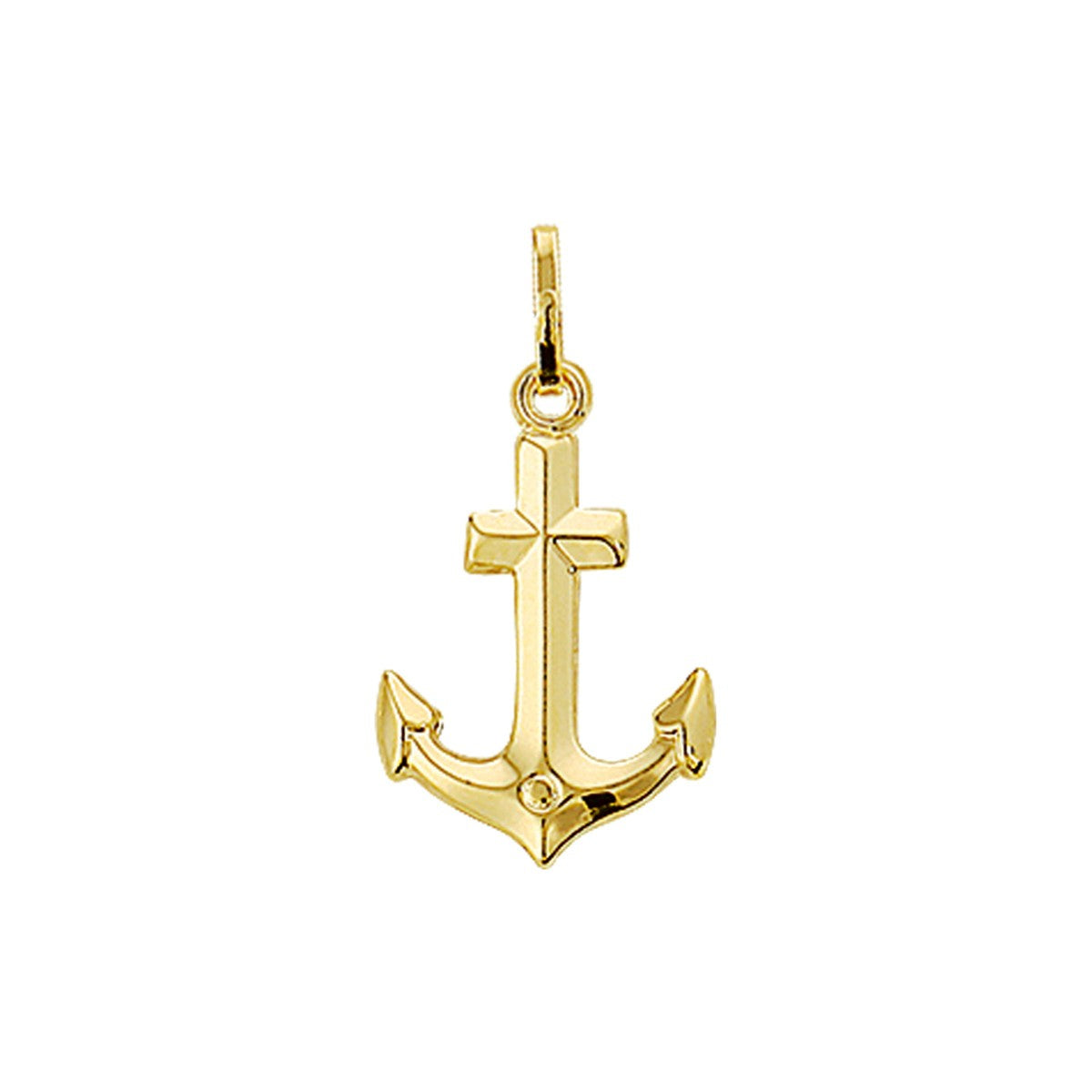 Fantasy Collection Hanger anker 14K geelgoud