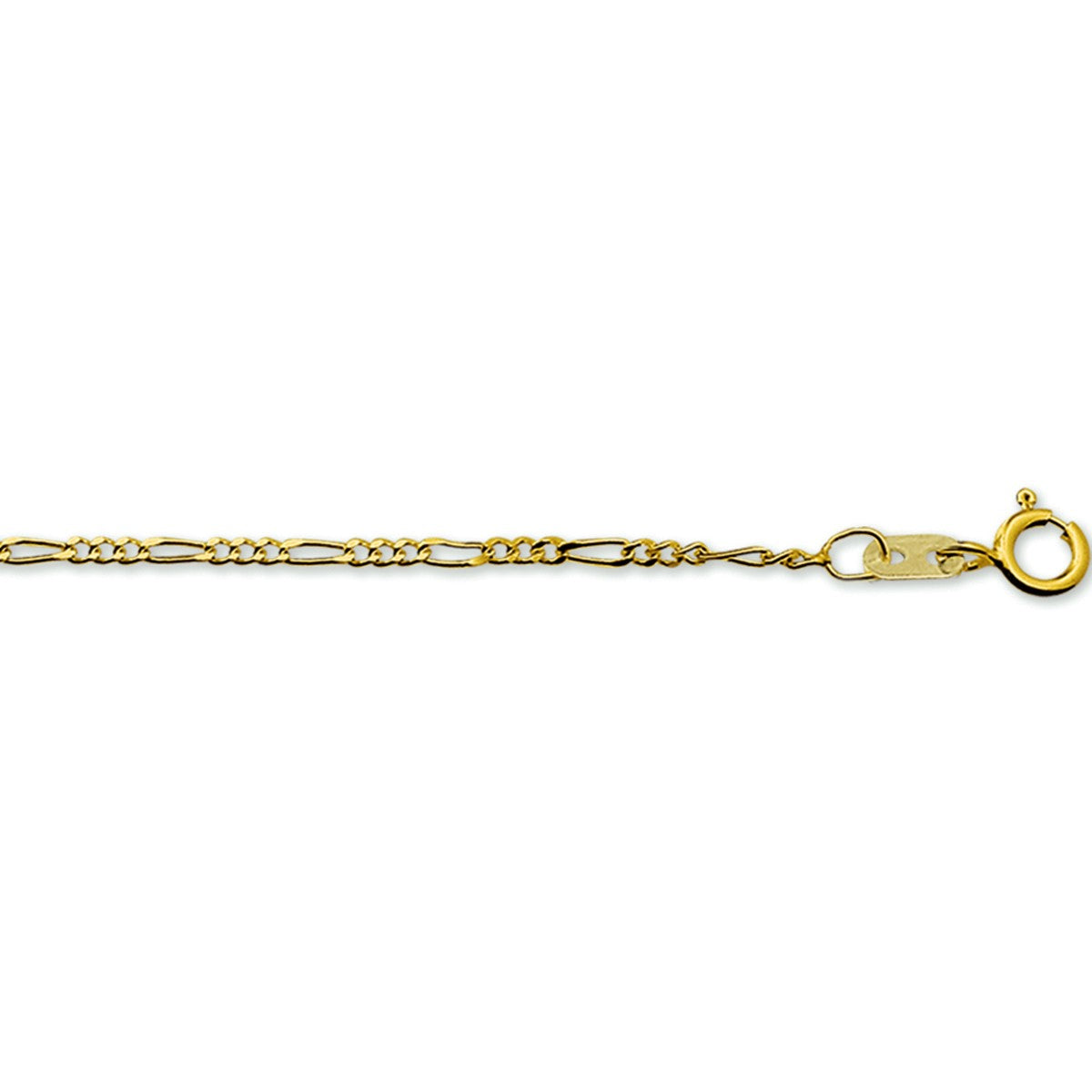 Fantasy Collection Collier figaro 1,5 mm 14K geelgoud