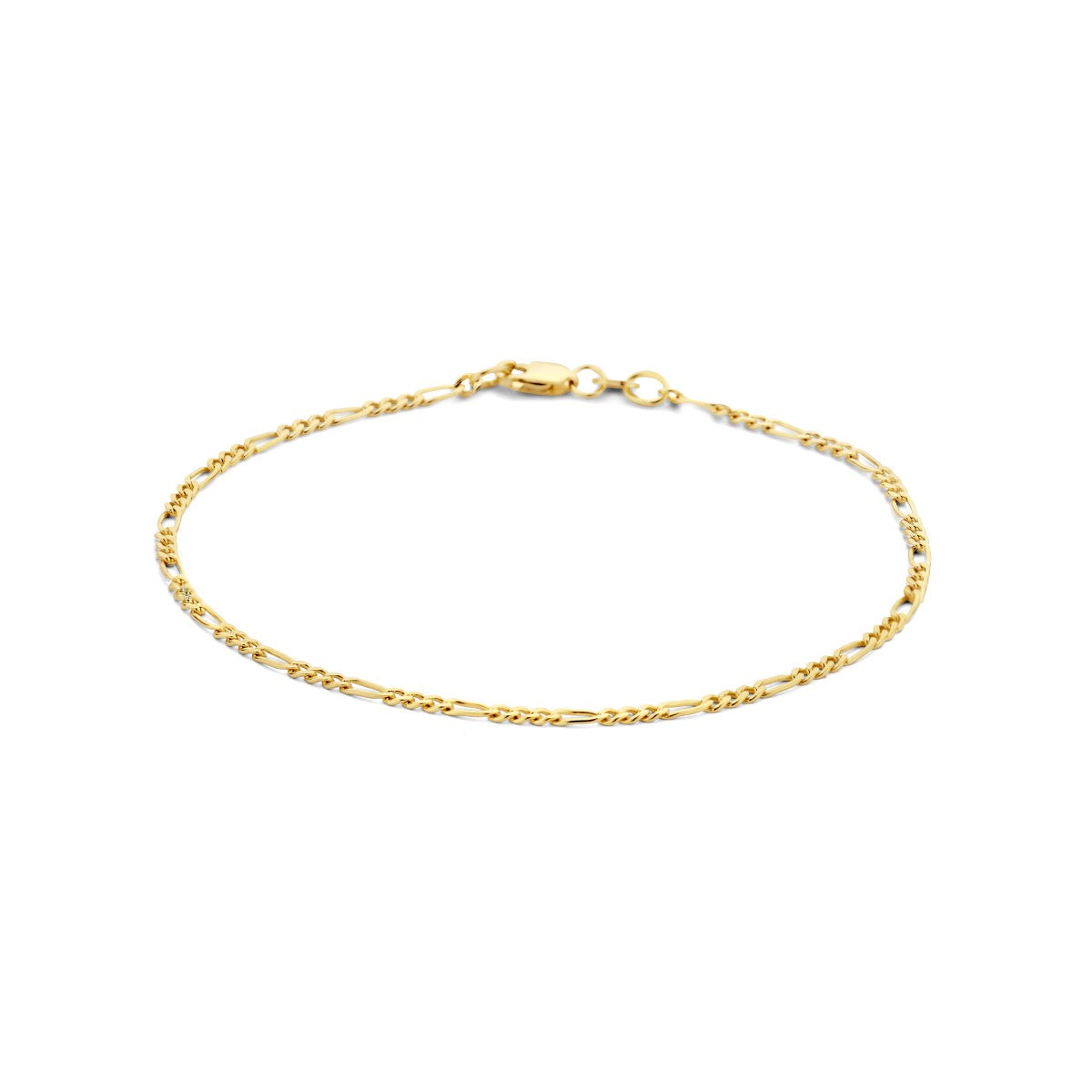 Fantasy Collection Armband figaro 1,9 mm 14K geelgoud