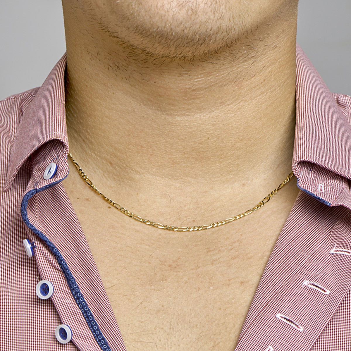 Fantasy Collection Collier figaro 14K geelgoud