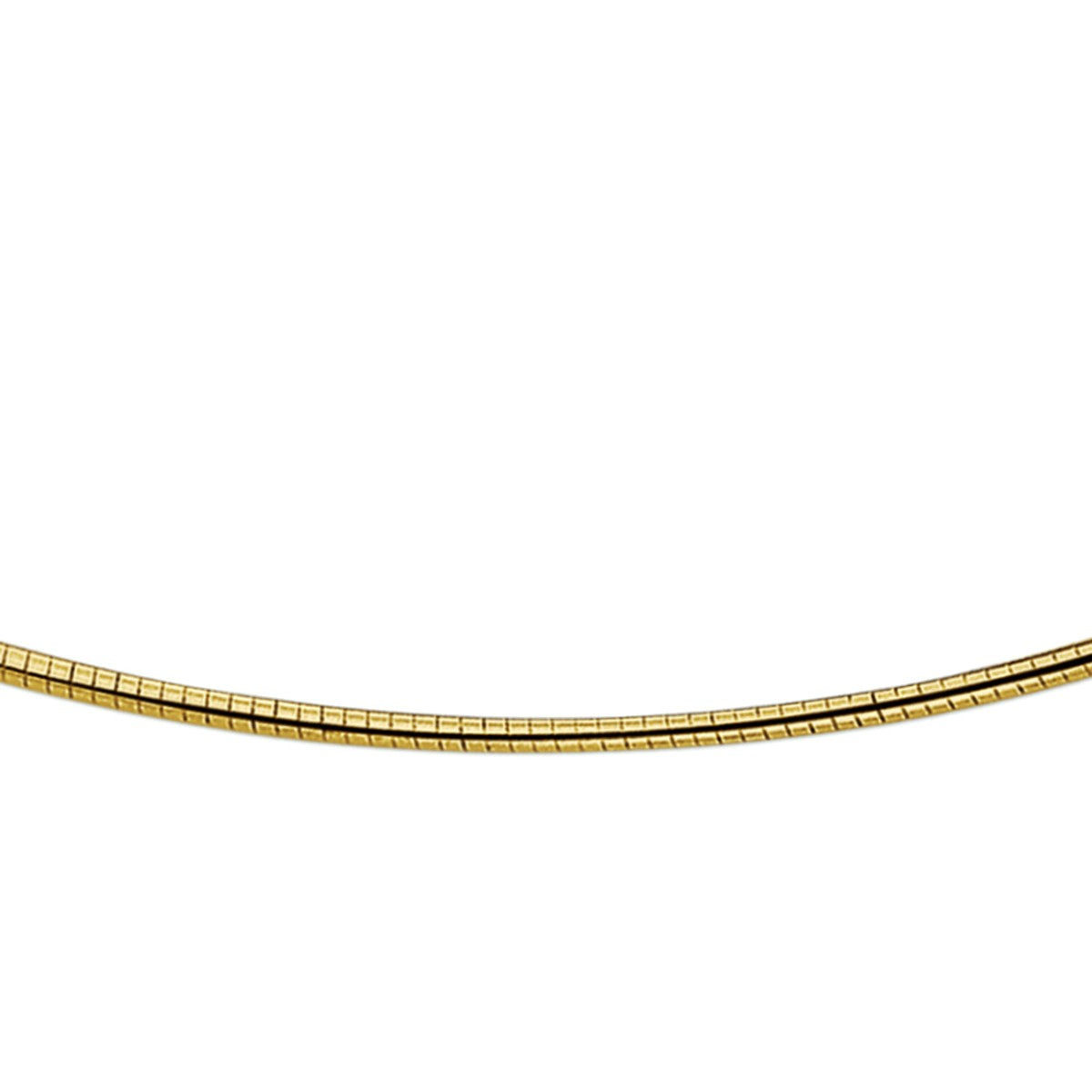 Fantasy Collection Collier omega rond 1,75 mm 14K geelgoud