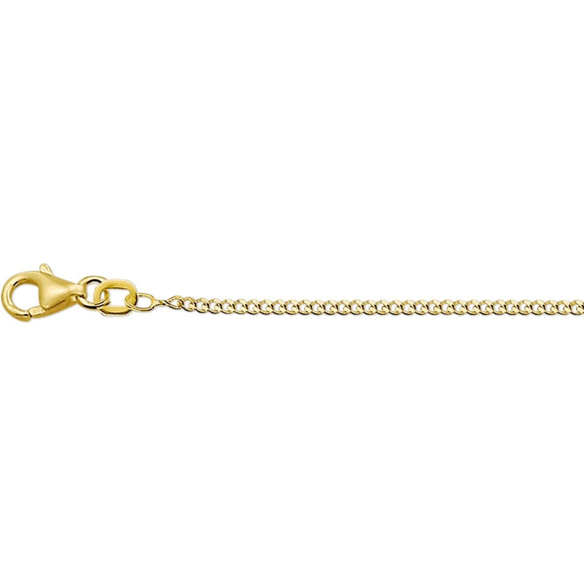 Fantasy Collection Collier gourmette 1,4 mm 14K geelgoud