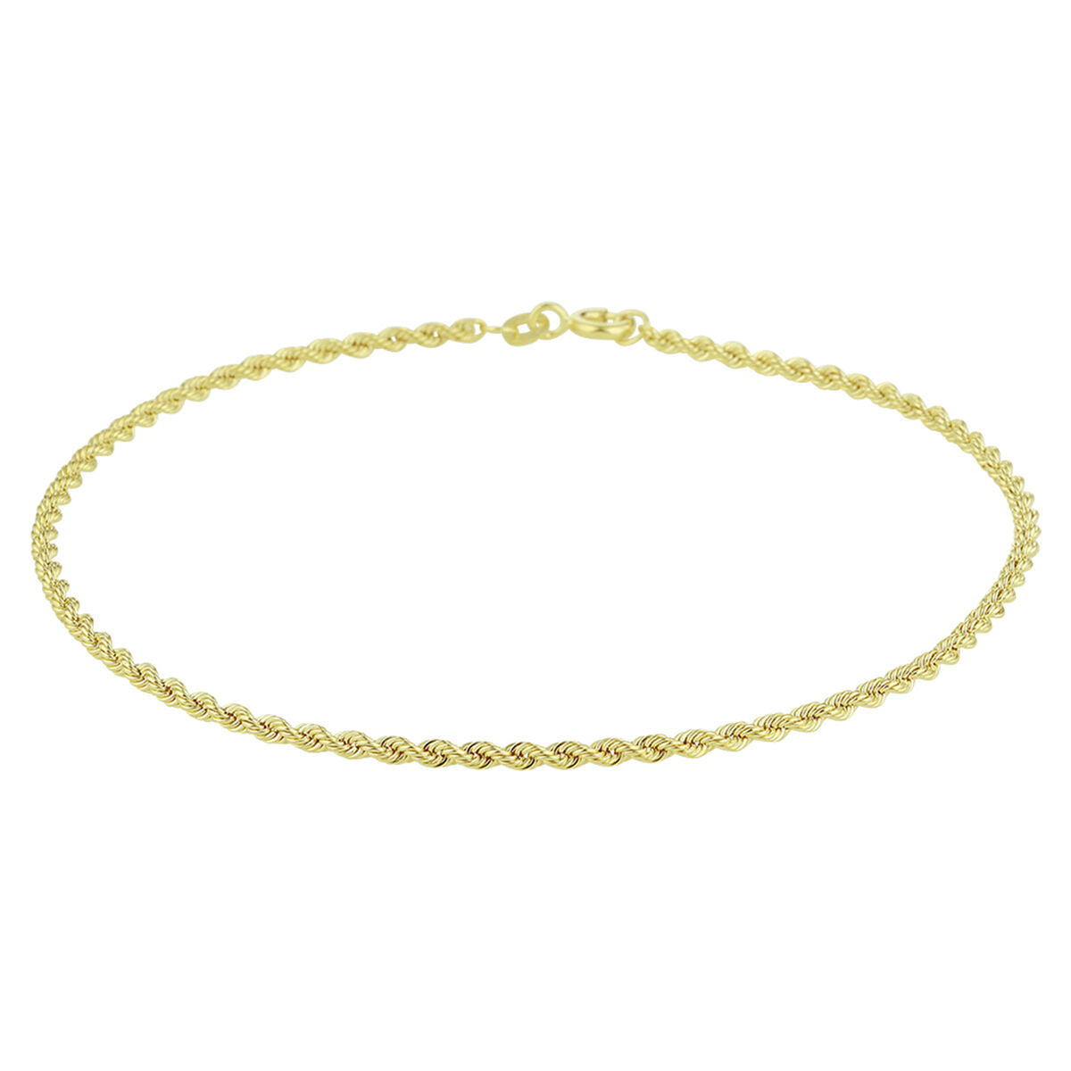 Fantasy Collection Enkelbandje koord 2,1 mm 14K geelgoud