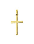 14K geelgoud hanger kruis 4005210 - PansiteNederland.nl