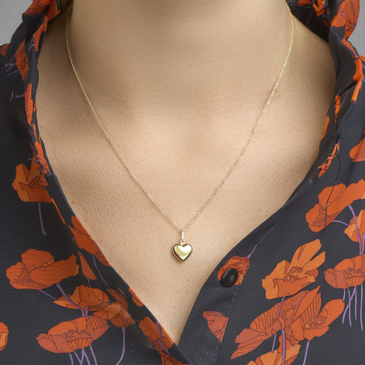 Fantasy Collection Hanger hart 14K geelgoud