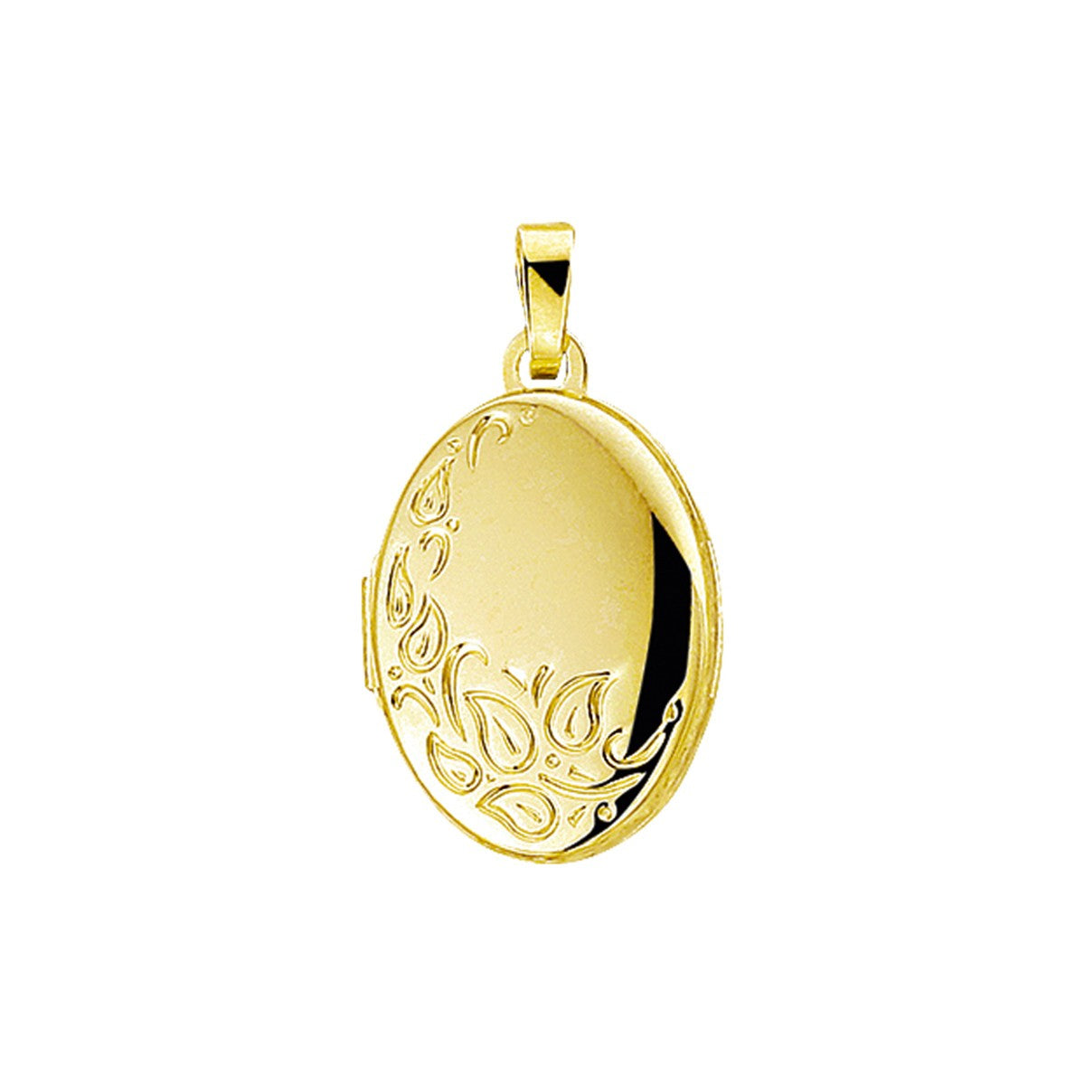 Fantasy Collection Medaillon gravure 18,5 mm 14K geelgoud hanger