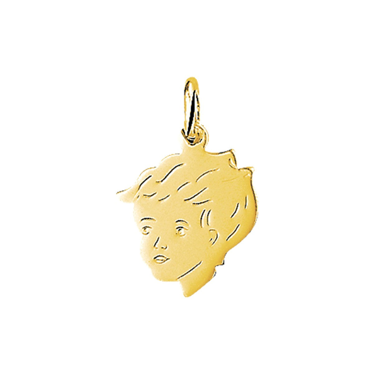 Fantasy Collection Hanger jongen 15 mm 14K geelgoud
