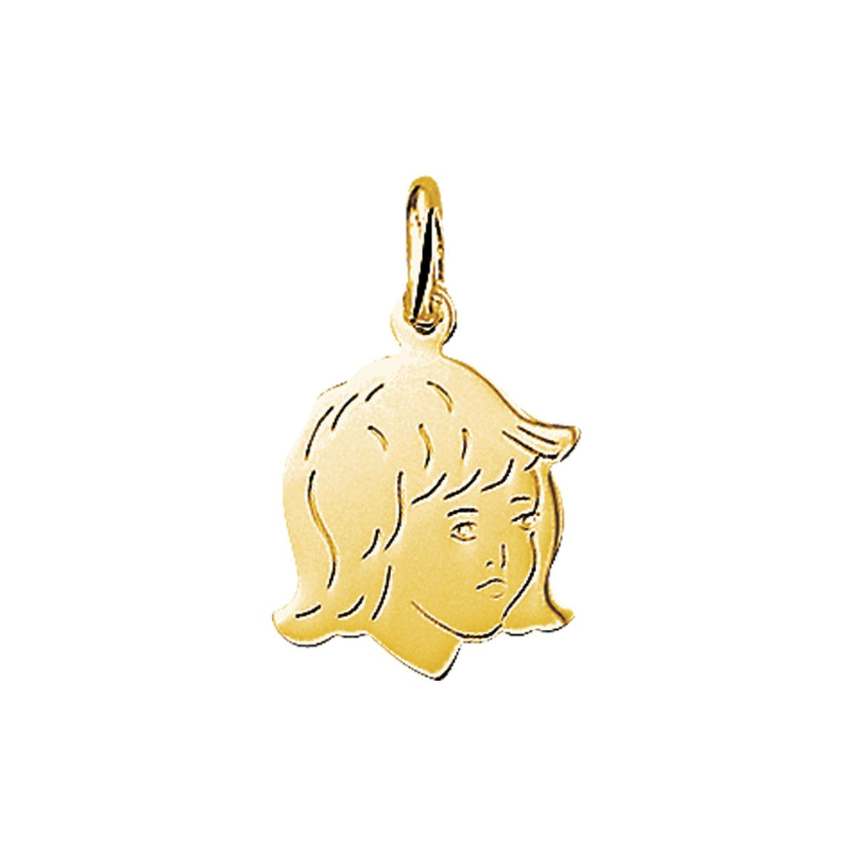 Fantasy Collection Hanger meisje 15 mm 14K geelgoud - PSN4005853