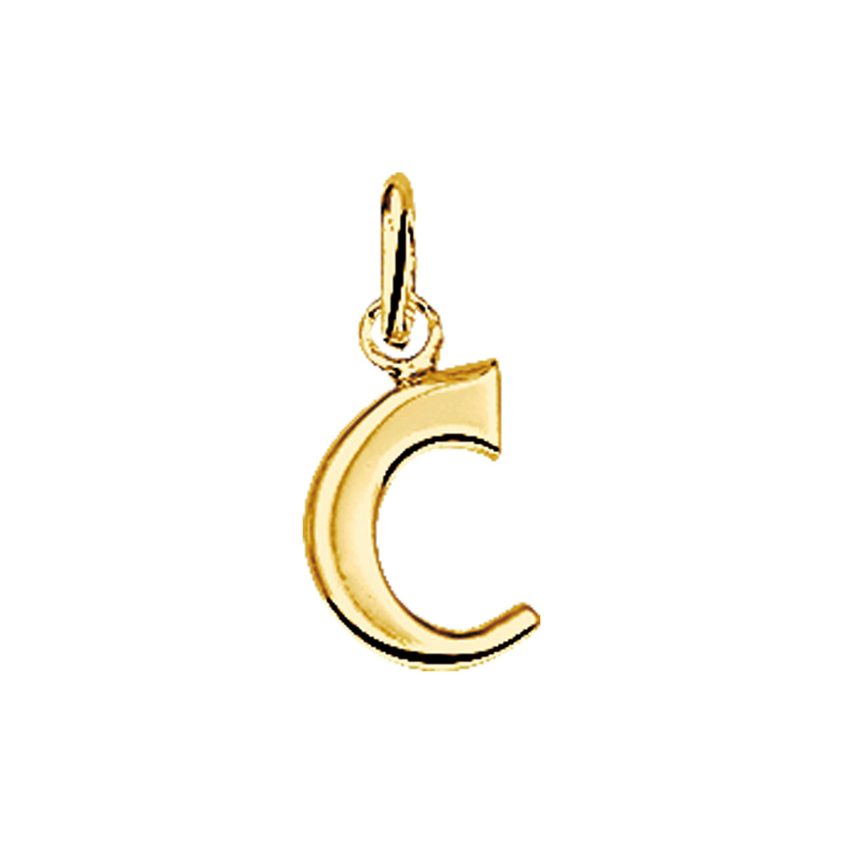 Fantasy Collection Hanger letter C 12 mm 14K geelgoud - PSN4006382