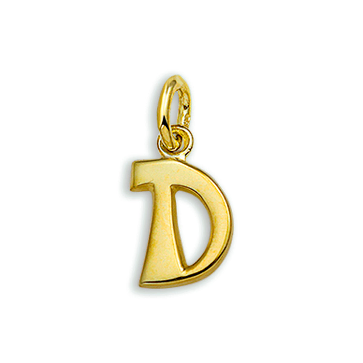 Fantasy Collection Hanger letter D 12,5 mm 14K geelgoud - PSN4006384
