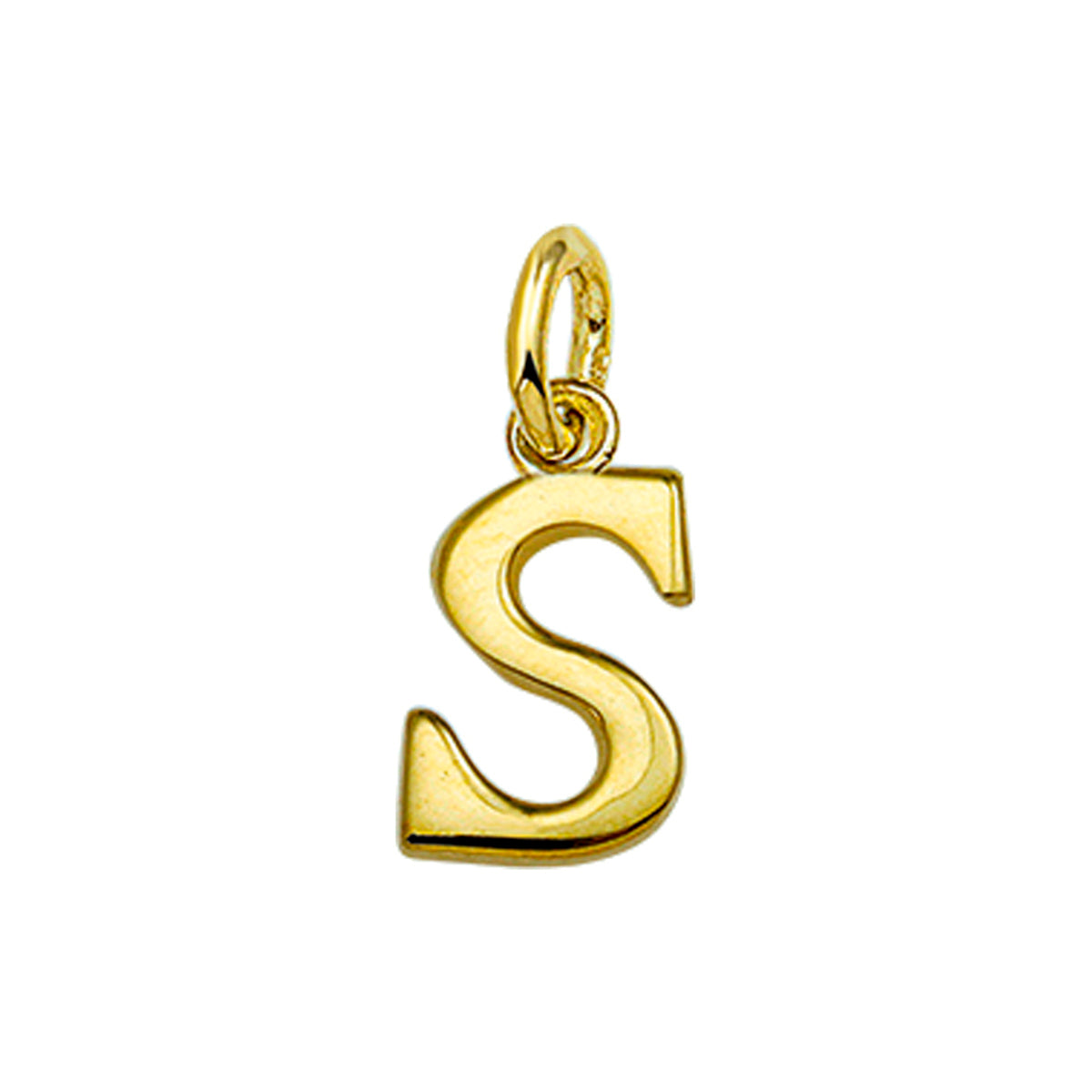 Fantasy Collection Hanger letter S 12,5 mm 14K geelgoud - PSN4006409