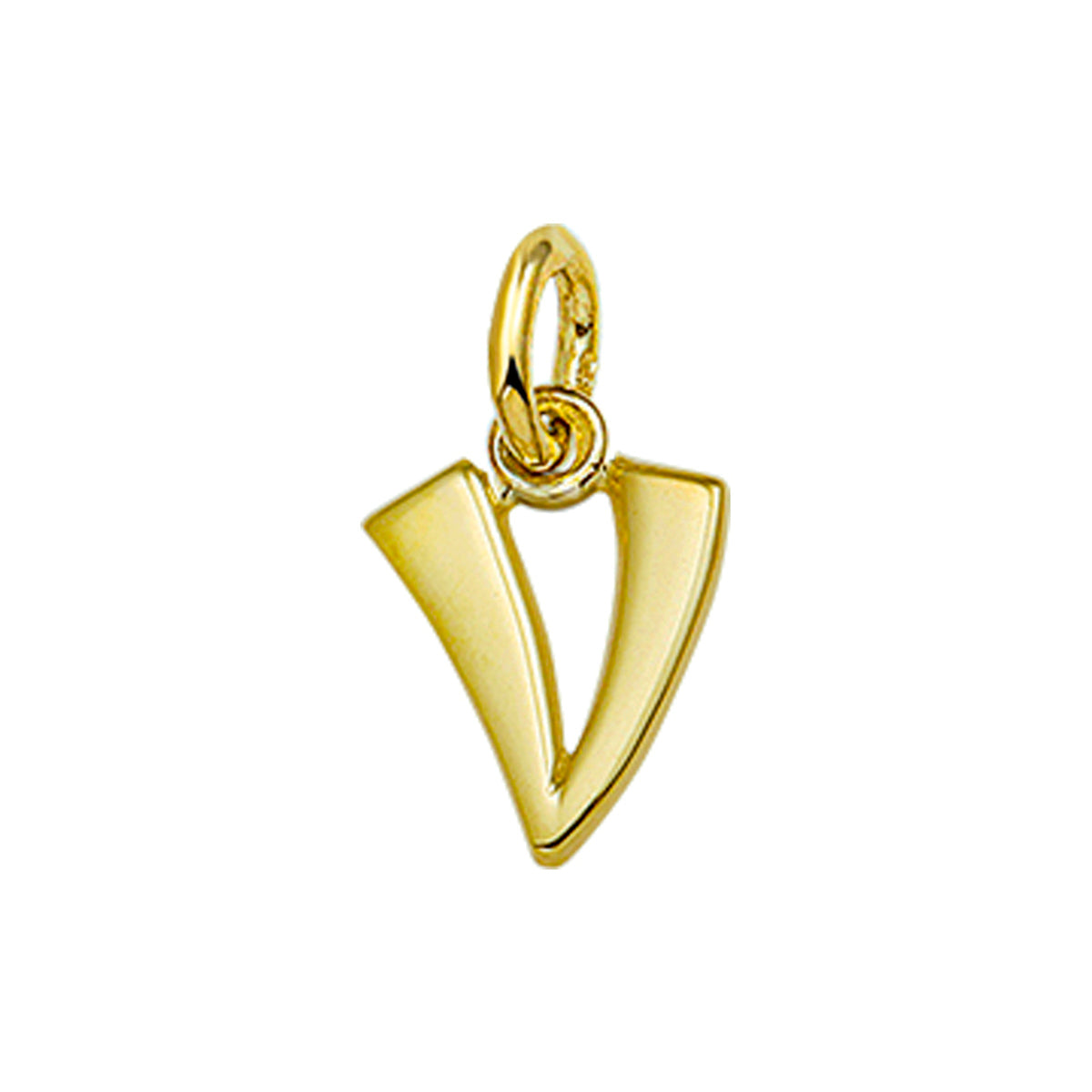 Fantasy Collection Hanger letter V 11,5 mm 14K geelgoud - PSN4006413