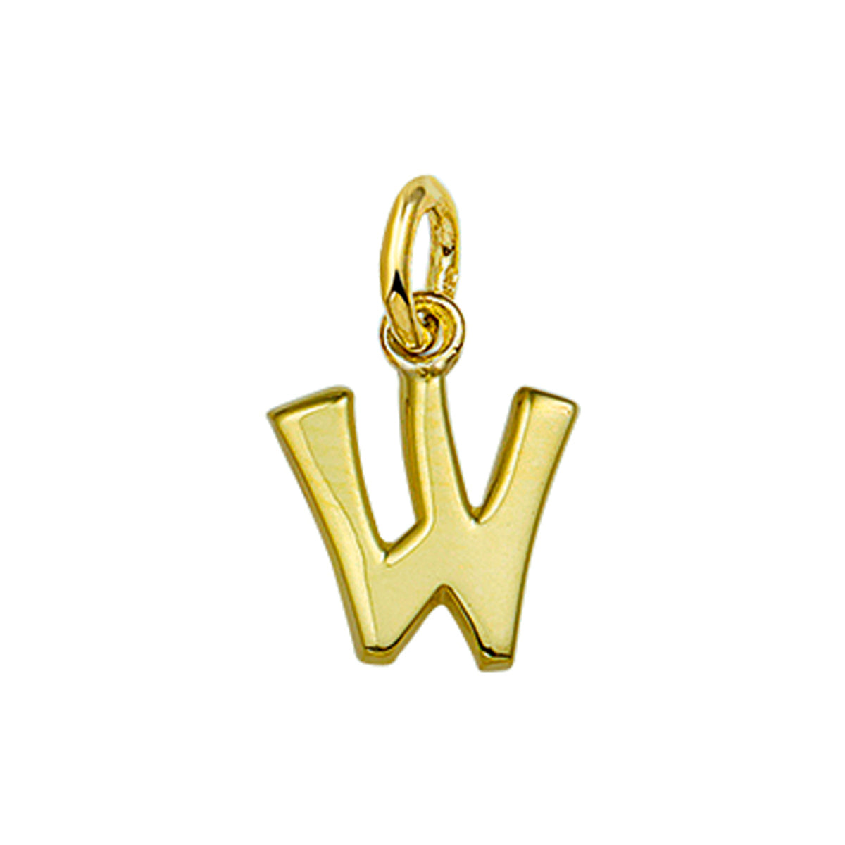 Fantasy Collection Hanger letter W 12 mm 14K geelgoud - PSN4006414