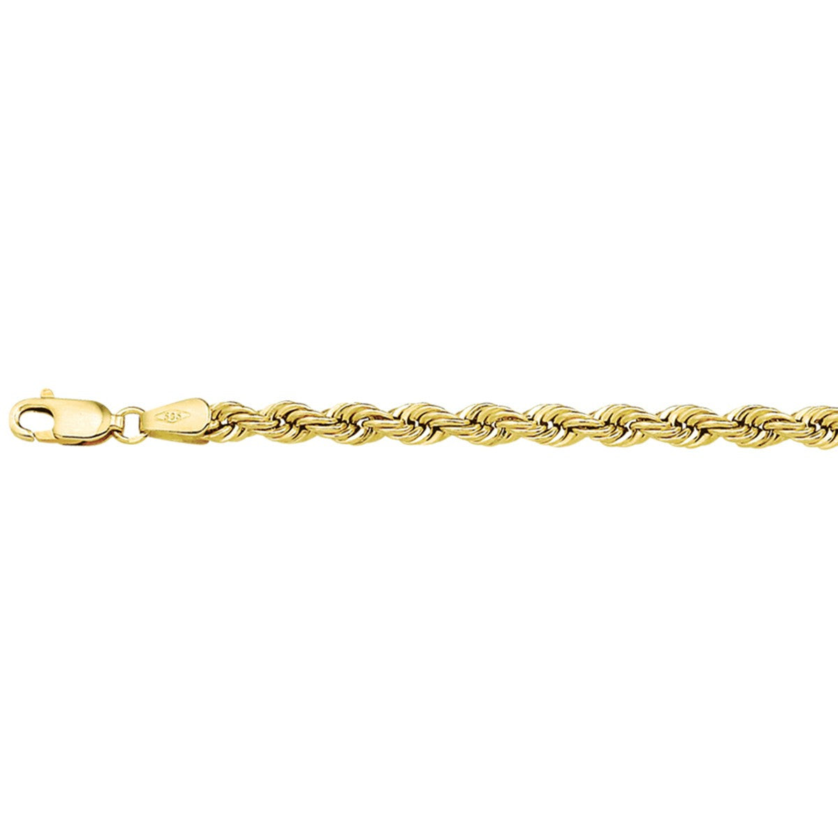 Fantasy Collection Armband koord 3,9 mm 14K geelgoud