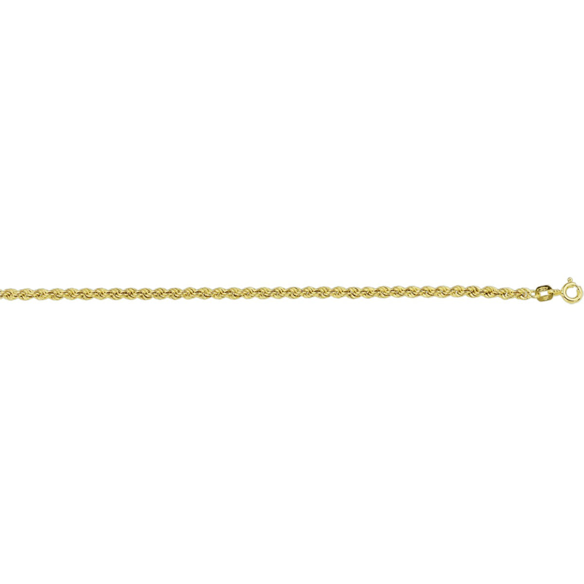 Fantasy Collection Enkelbandje koord 2,7 mm 24 cm 14K geelgoud