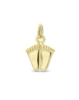 14K geelgoud hanger voeten 4008595 - PansiteNederland.nl