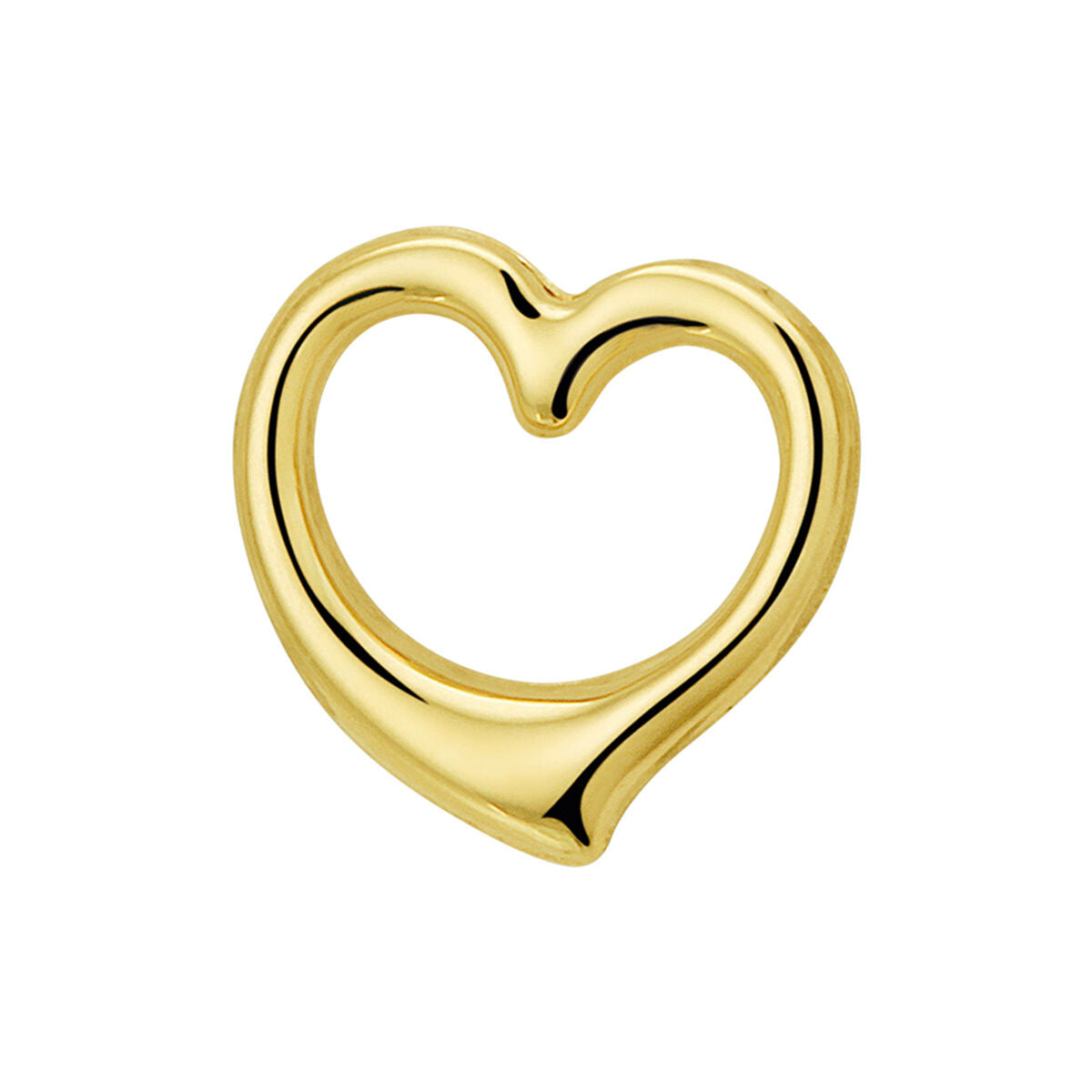 Fantasy Collection Hanger hart 12,5 mm 14K geelgoud