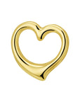 14K geelgoud hanger hart 4009517 - PansiteNederland.nl