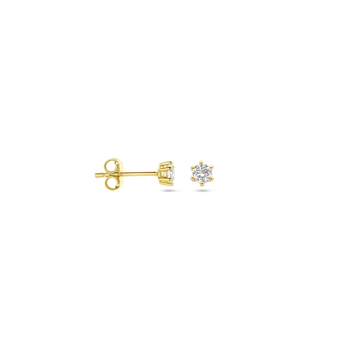 Fantasy Collection Oorbellen zirkonia 14K geelgoud