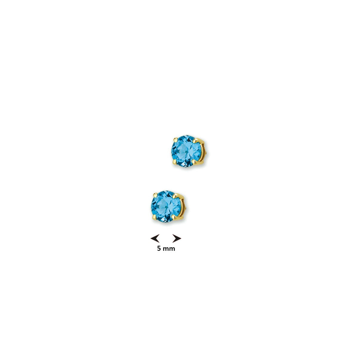 Fantasy Collection Oorbellen topaas 14K geelgoud